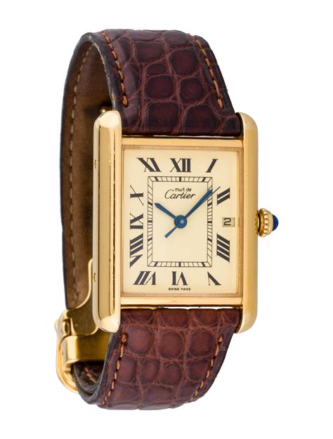 how much is a cartier tank watch worth|cartier tank must watch price.